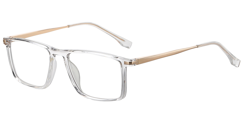 Rectangle Reading Glasses translucent-white