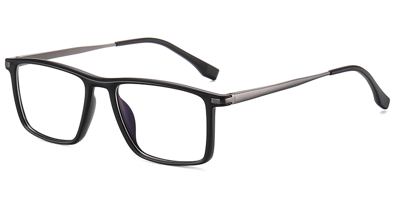 Rectangle Reading Glasses matte-black