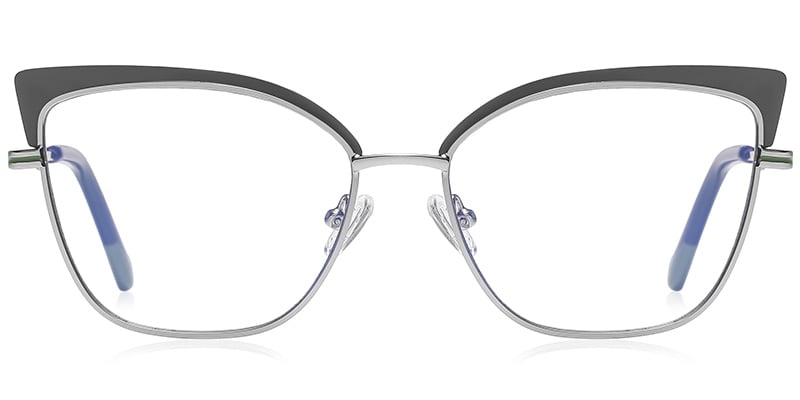 Cat Eye Reading Glasses grey