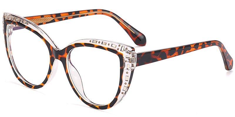 Cat Eye Reading Glasses translucent-tortoiseshell