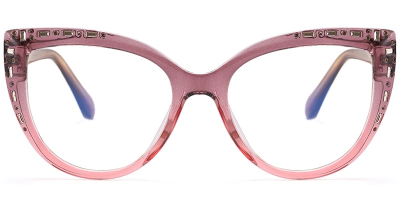 Cat Eye Reading Glasses pink