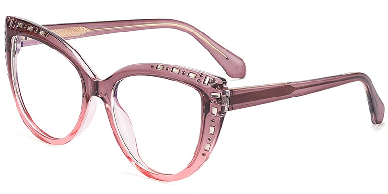 Cat Eye Reading Glasses pink