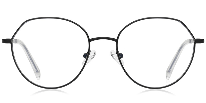 Round Reading Glasses black