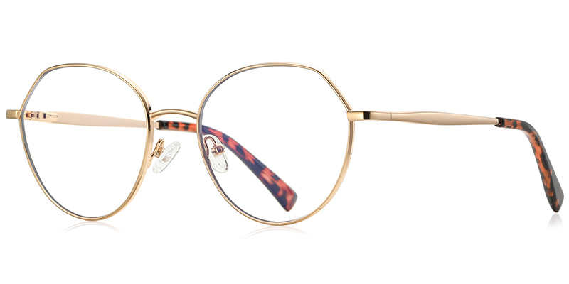 Round Reading Glasses gold