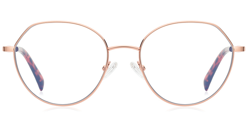 Round Reading Glasses rose_gold