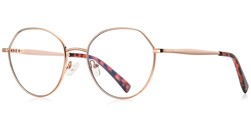 Round Reading Glasses rose_gold