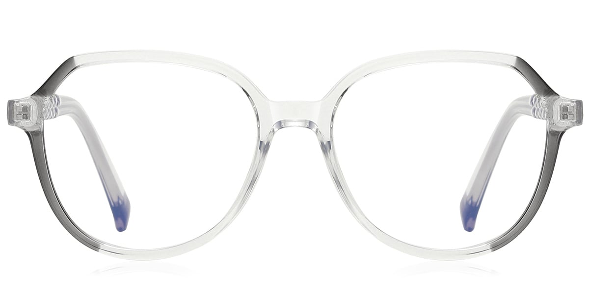 Geometric Reading Glasses translucent