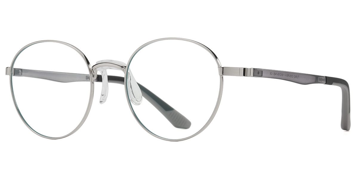 Round Reading Glasses silver