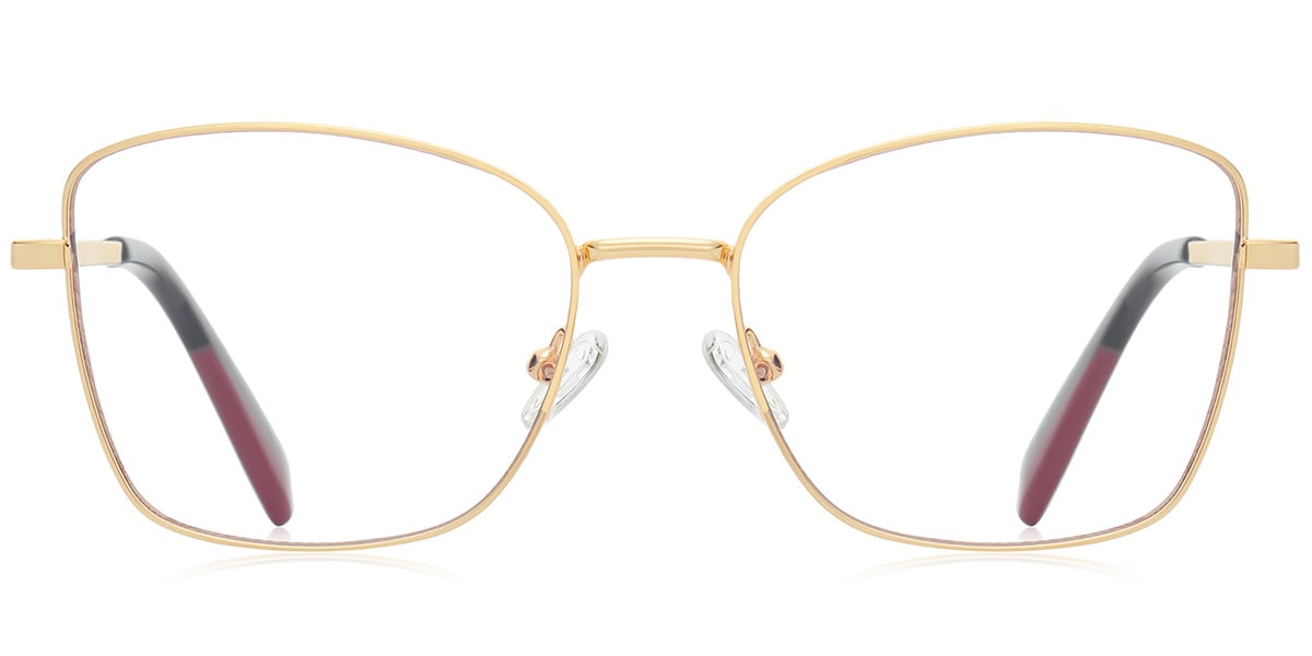 Square Reading Glasses gold