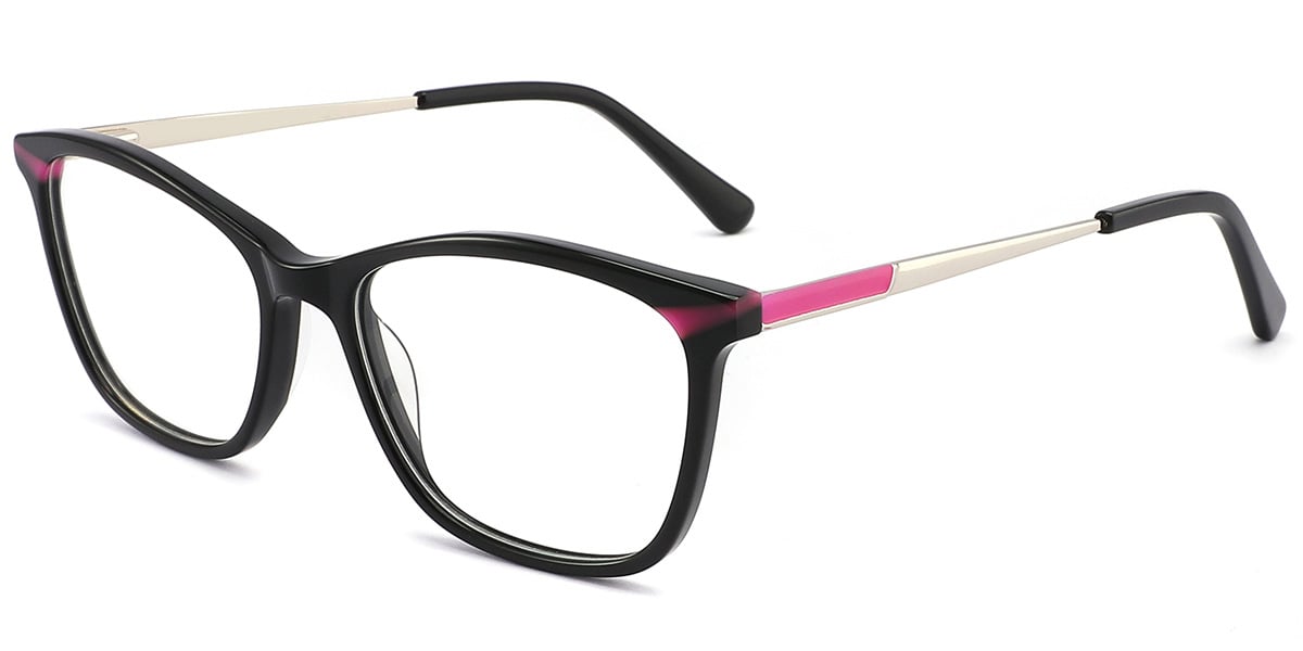 Acetate Square Reading Glasses black