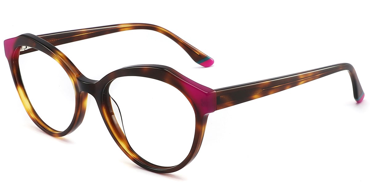 Acetate Round Reading Glasses tortoiseshell