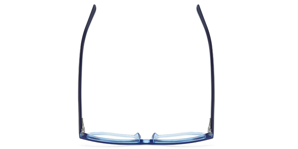 Geometric Reading Glasses blue