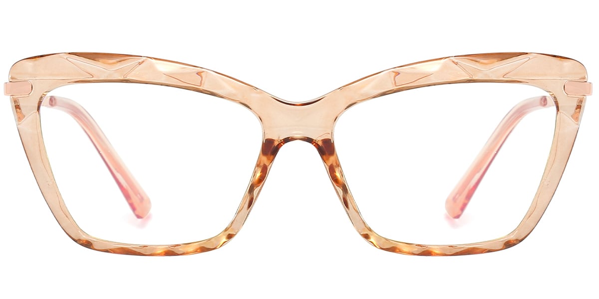 Square Reading Glasses translucent-light_brown