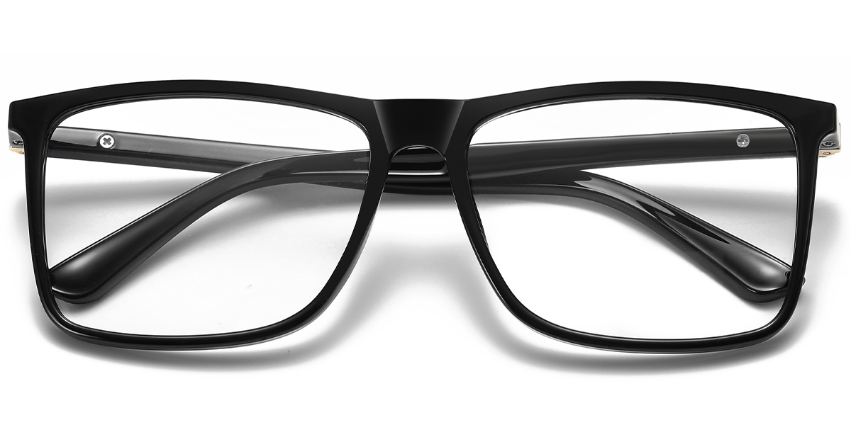 Square Reading Glasses bright_black
