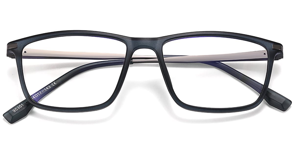 Square Reading Glasses blue