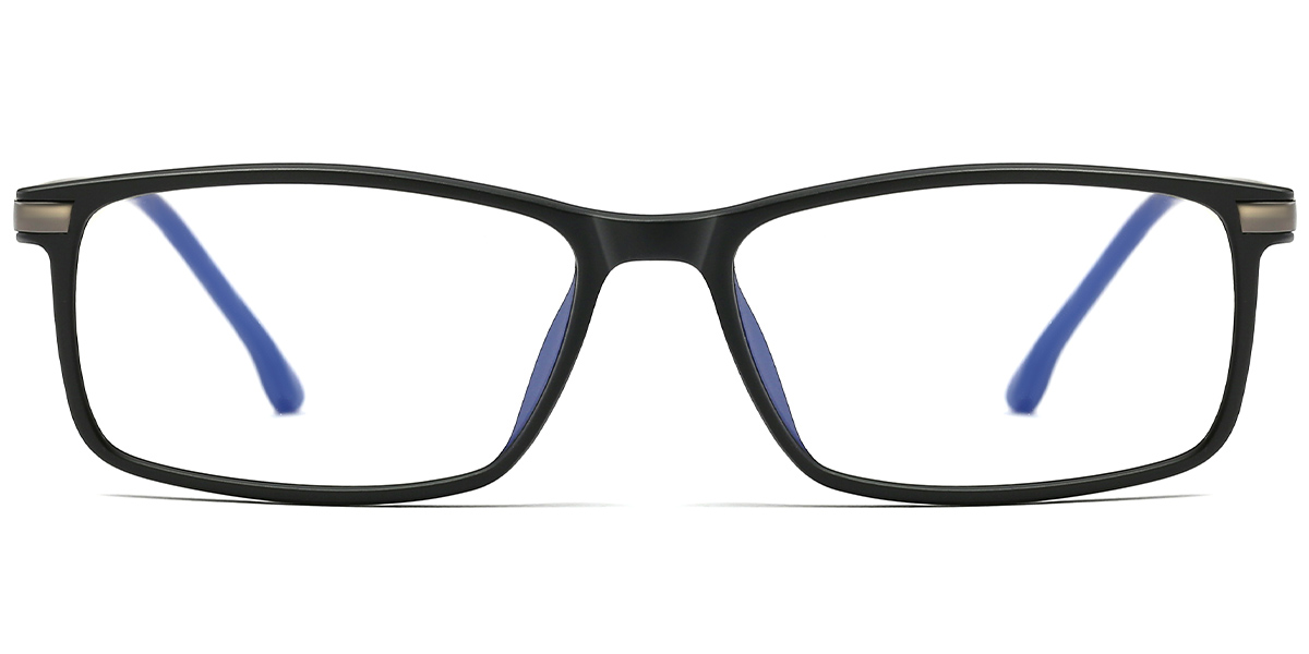 Square Reading Glasses matte-black