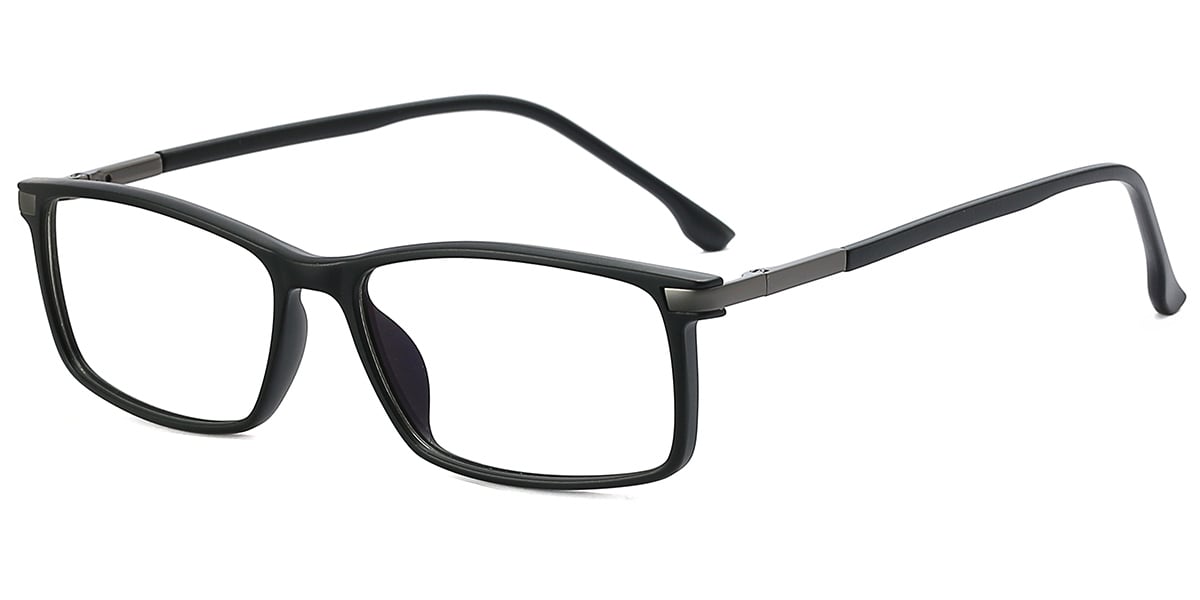 Square Reading Glasses matte-black