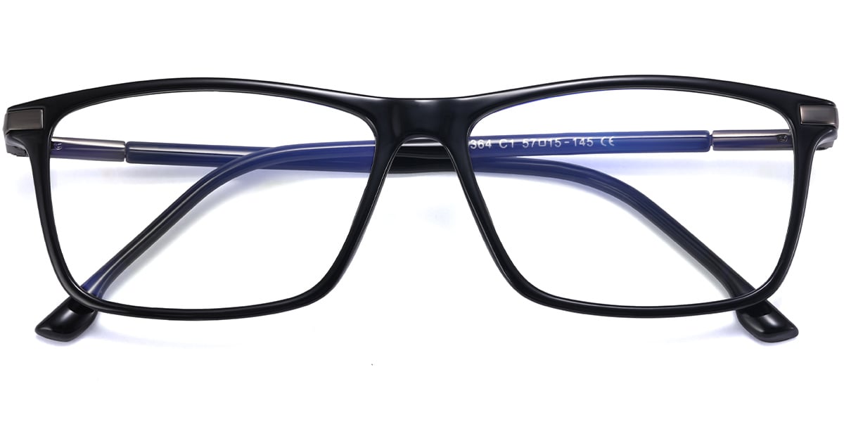 Square Reading Glasses bright_black