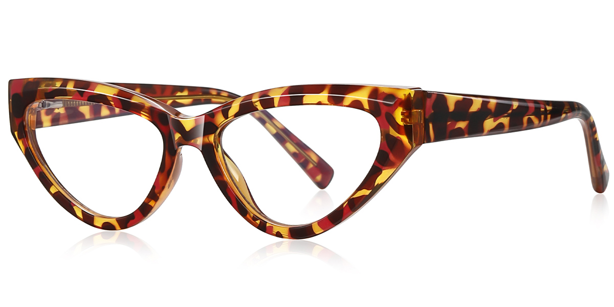 Geometric Reading Glasses tortoiseshell