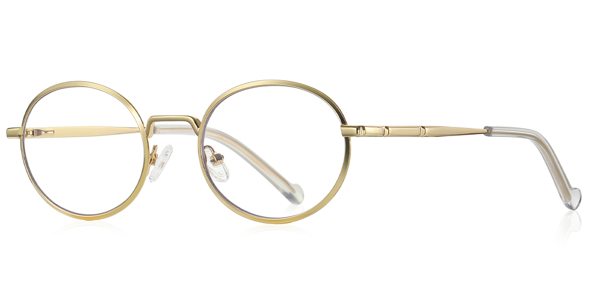 Round Reading Glasses gold