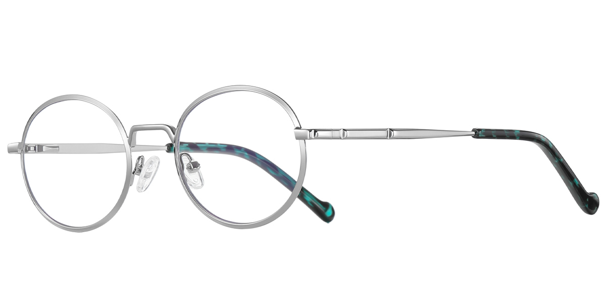 Round Reading Glasses silver