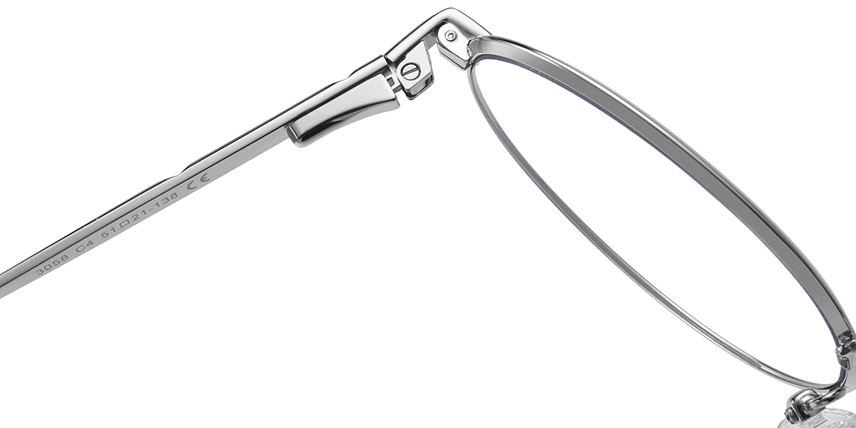 Round Reading Glasses silver