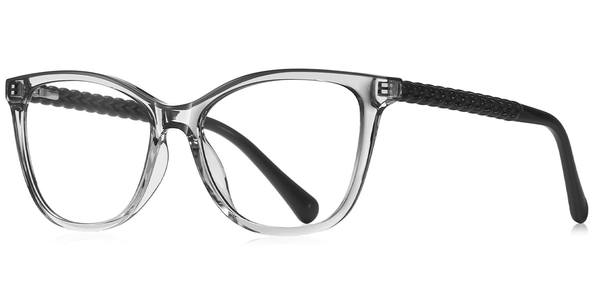 Square Reading Glasses translucent-white