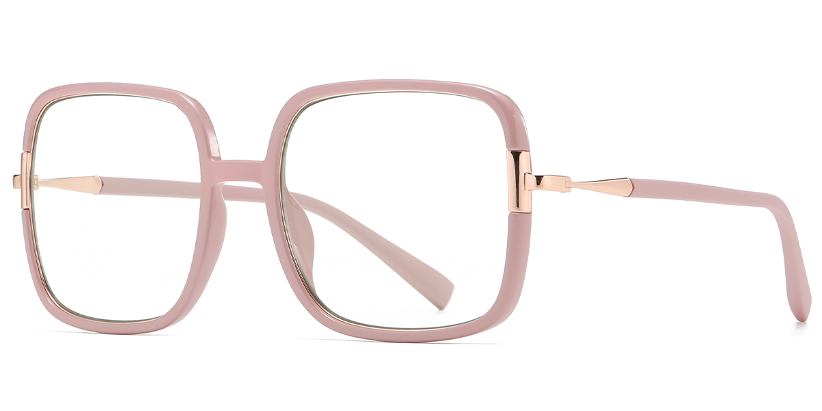 Square Reading Glasses pink