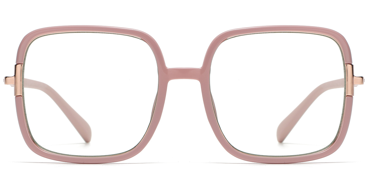 Square Reading Glasses pink