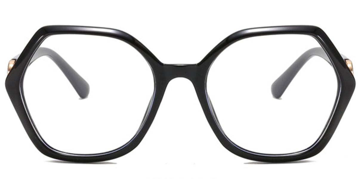 Geometric Reading Glasses bright_black