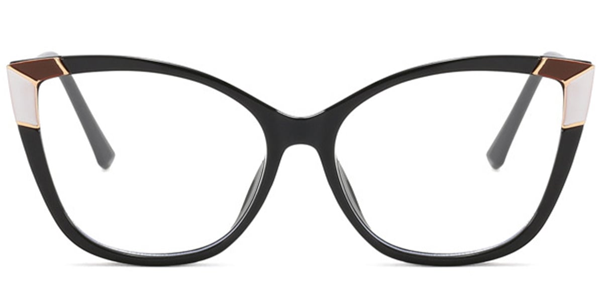 Cat Eye Reading Glasses bright_black