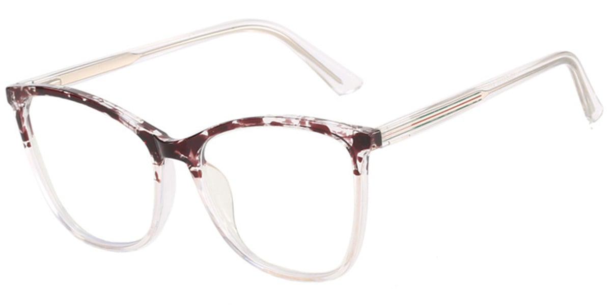 Square Reading Glasses pattern-light_brown