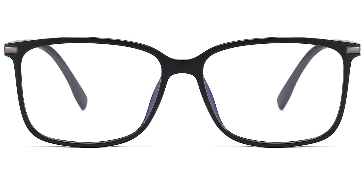 Square Reading Glasses matte-black