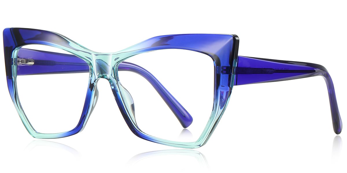 Geometric Reading Glasses gradient_blue