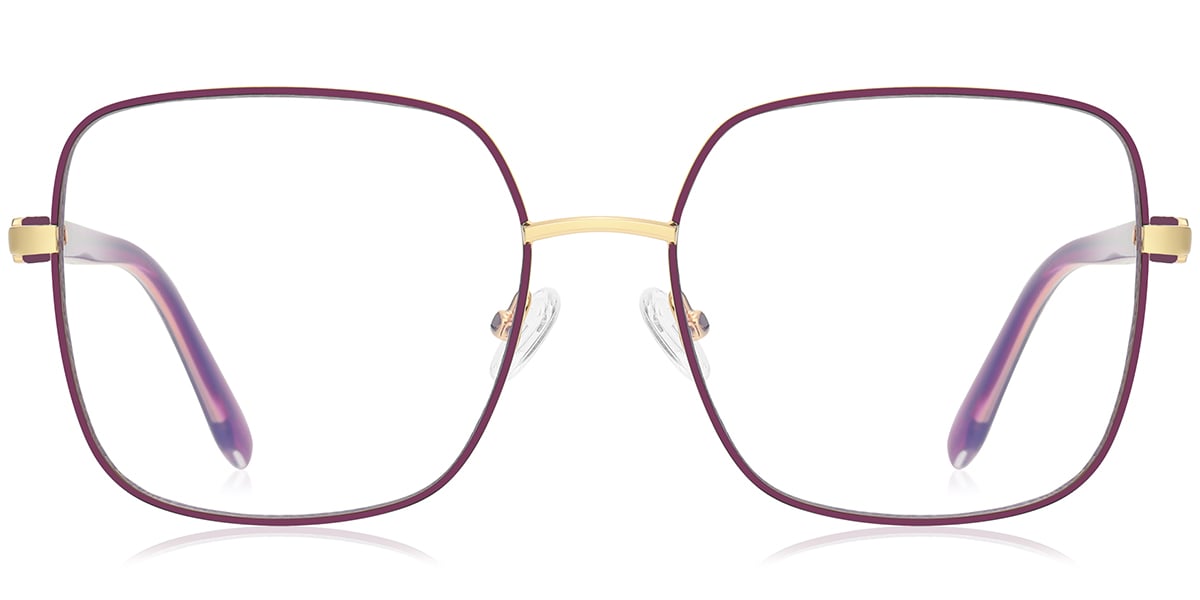Square Reading Glasses purple