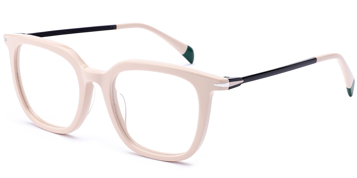 Acetate Square Reading Glasses pink