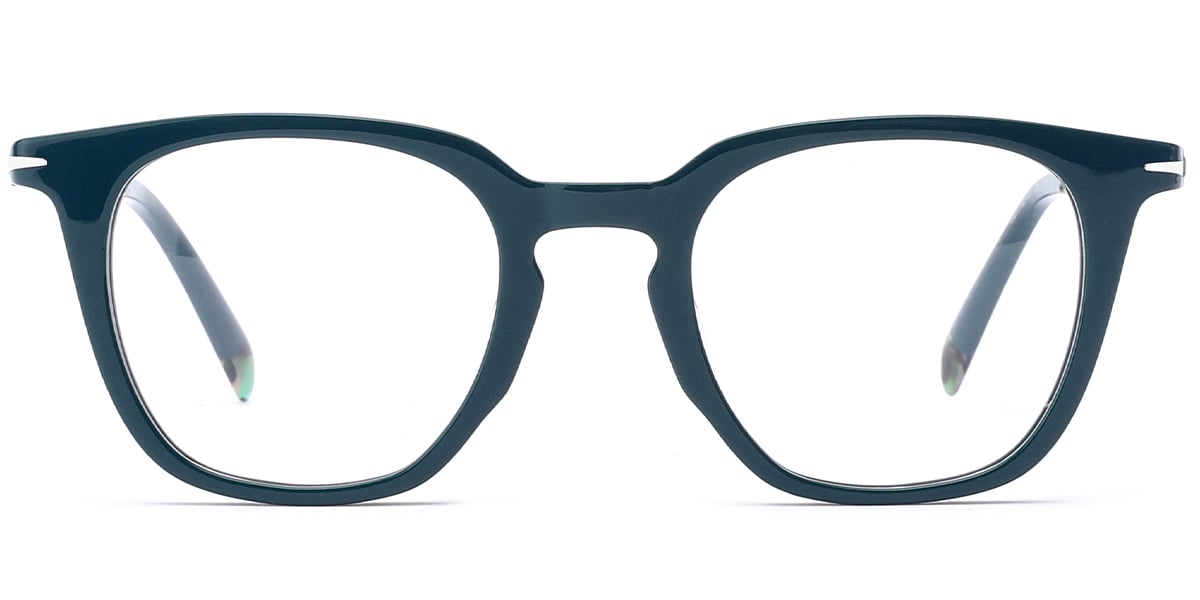 Acetate Square Reading Glasses blue