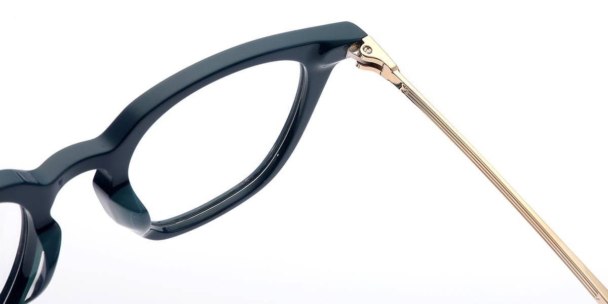 Acetate Square Reading Glasses blue