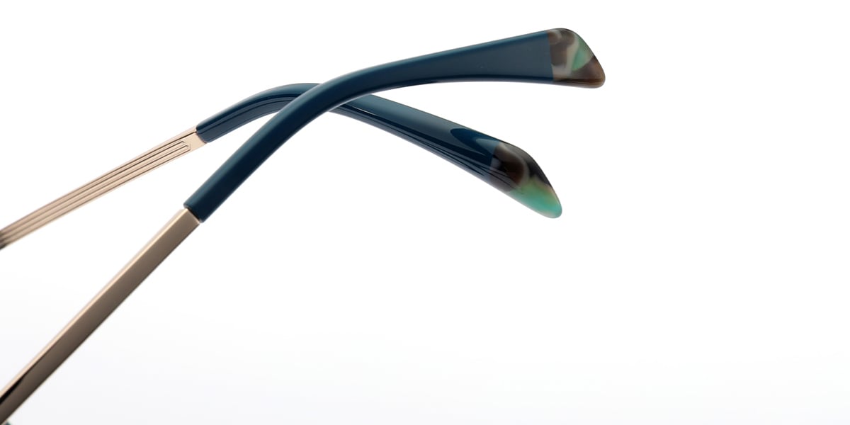 Acetate Square Reading Glasses blue