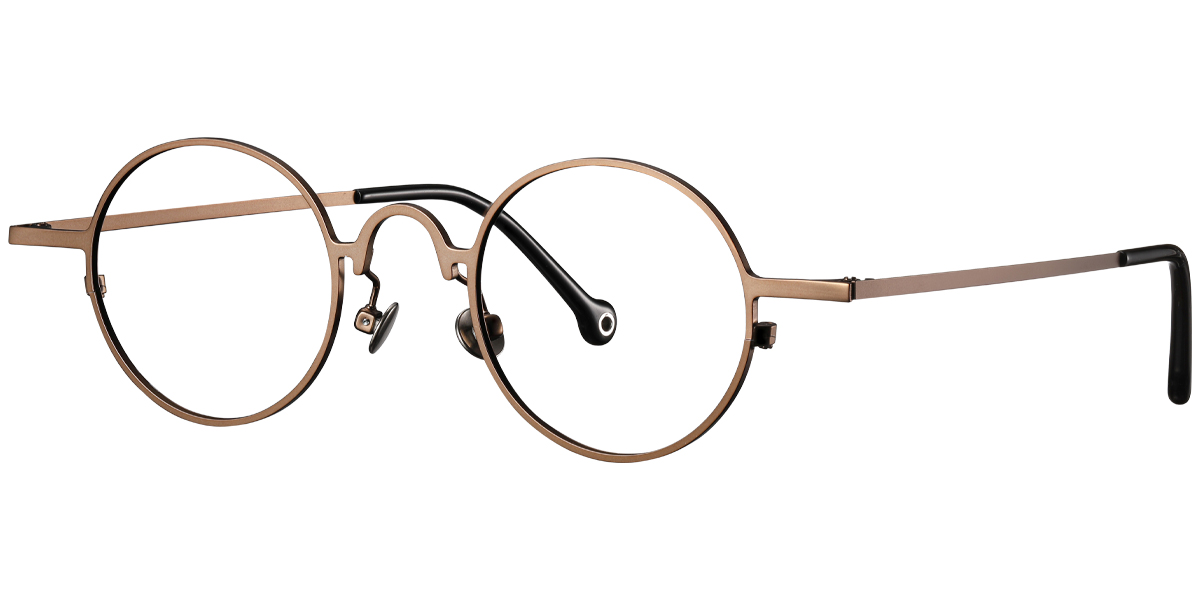 Round Reading Glasses brown