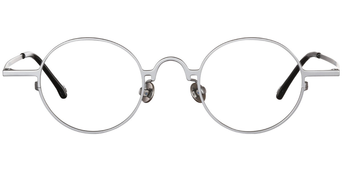 Round Reading Glasses silver