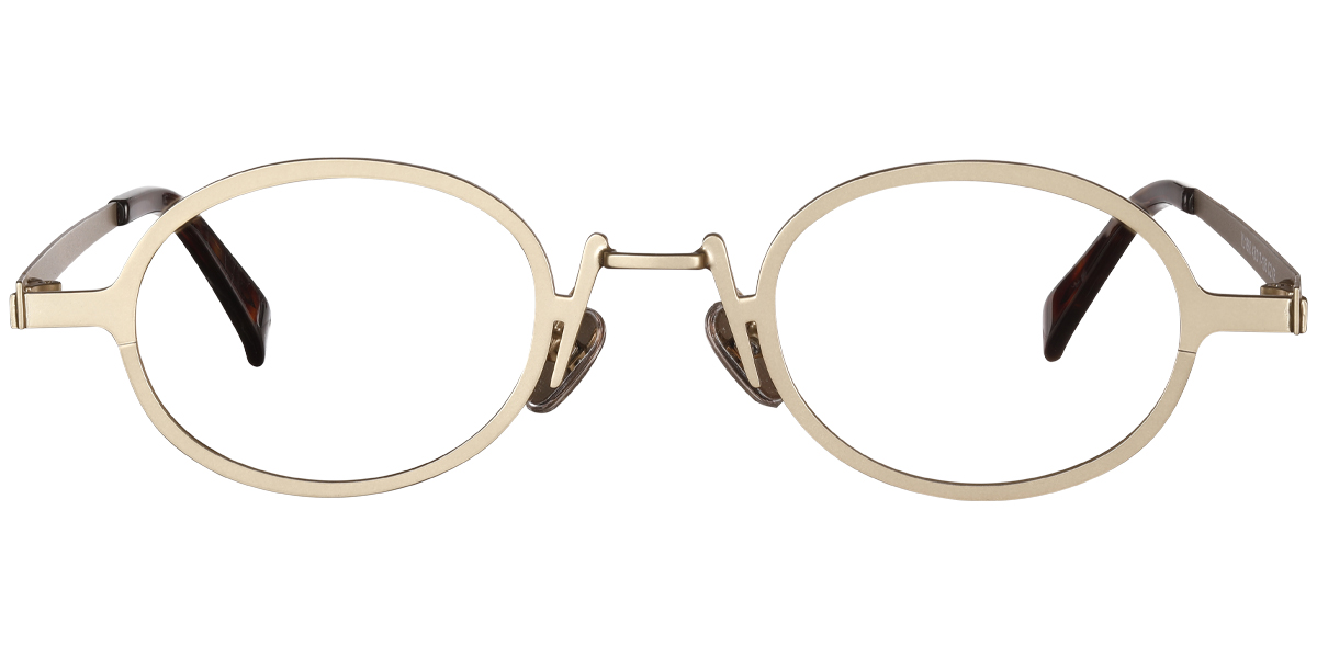 Oval Reading Glasses gold