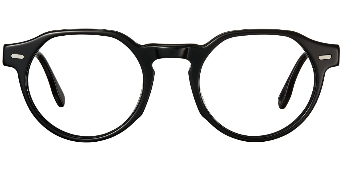 Acetate Geometric Reading Glasses bright_black