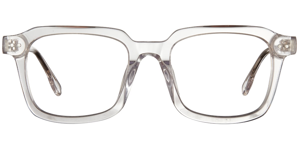 Acetate Square Reading Glasses translucent