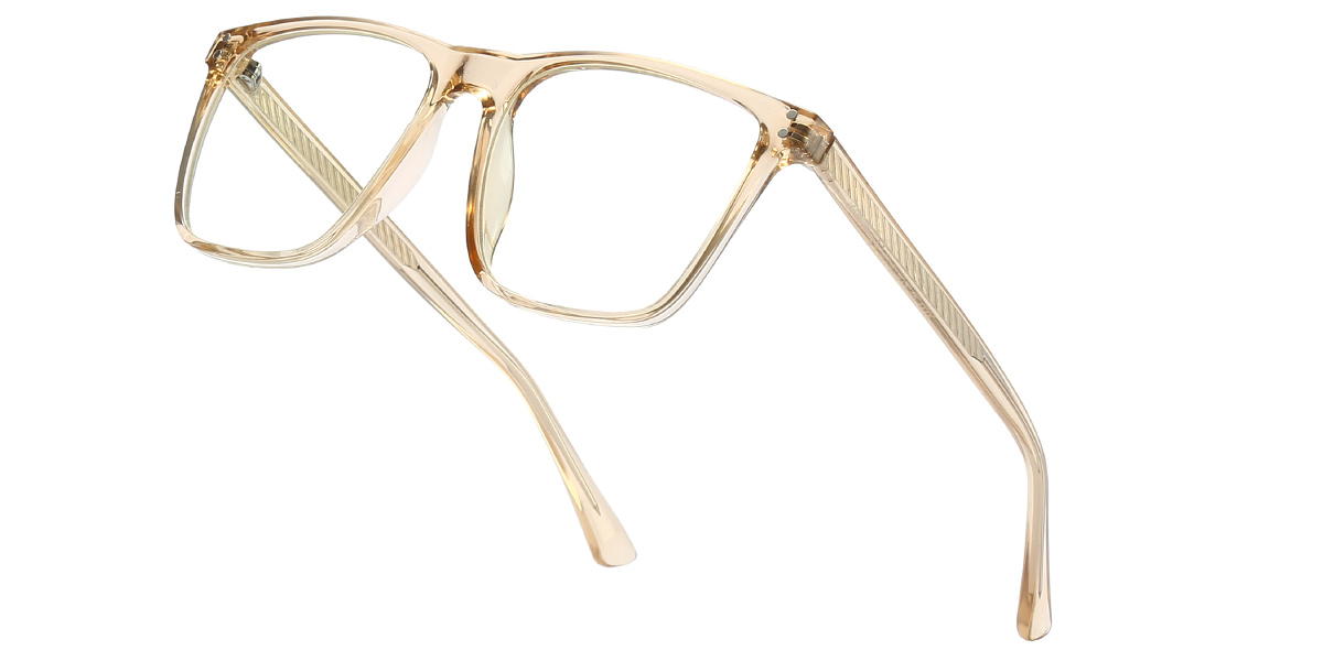 Square Reading Glasses translucent-light_brown