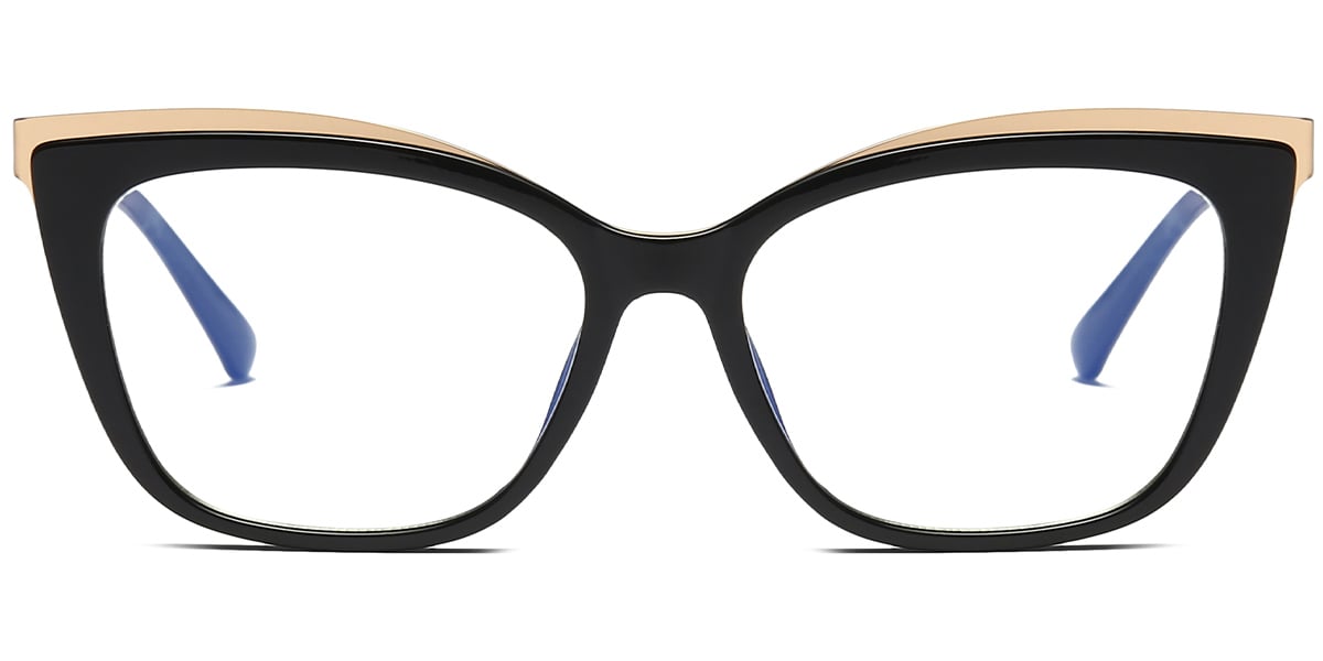 Cat Eye Reading Glasses bright_black