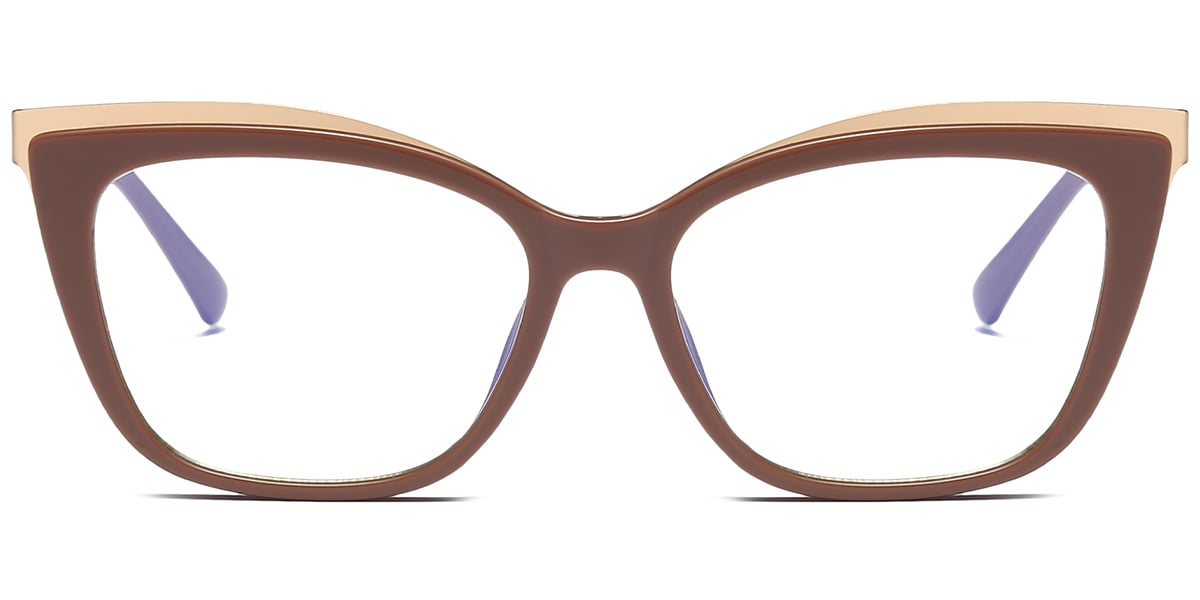 Cat Eye Reading Glasses brown