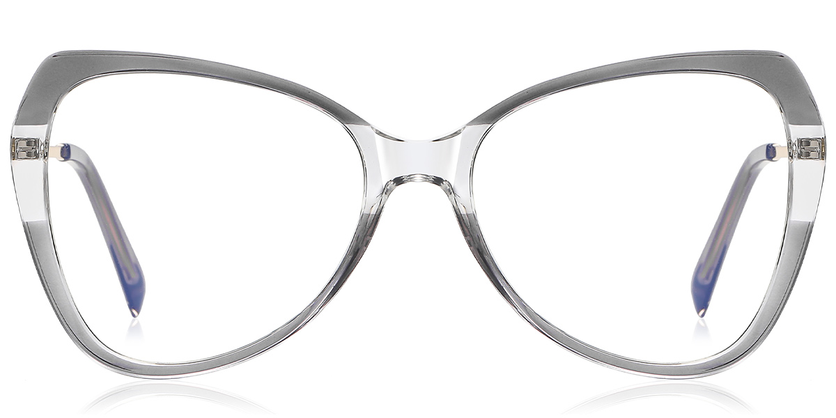 Geometric Reading Glasses pattern-grey