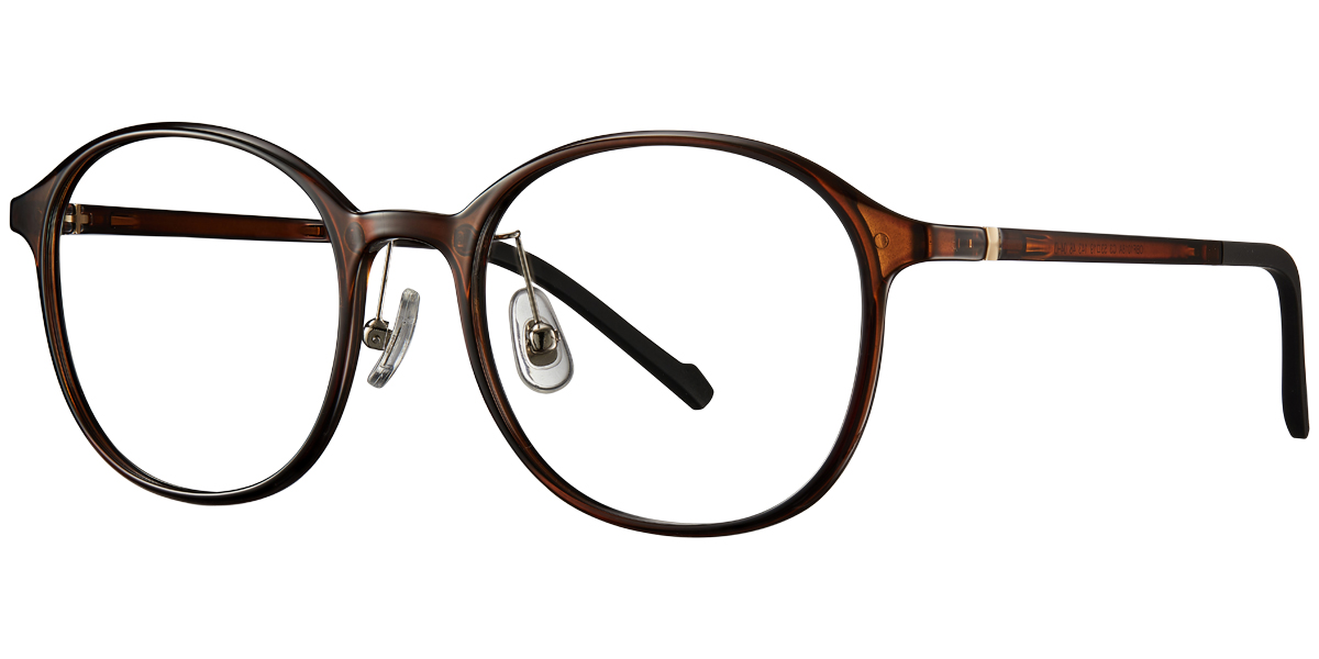 Oval Reading Glasses brown