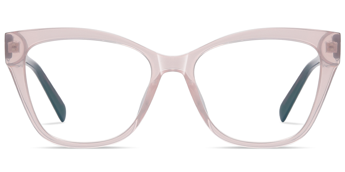 Acetate Cat Eye Reading Glasses translucent-pink